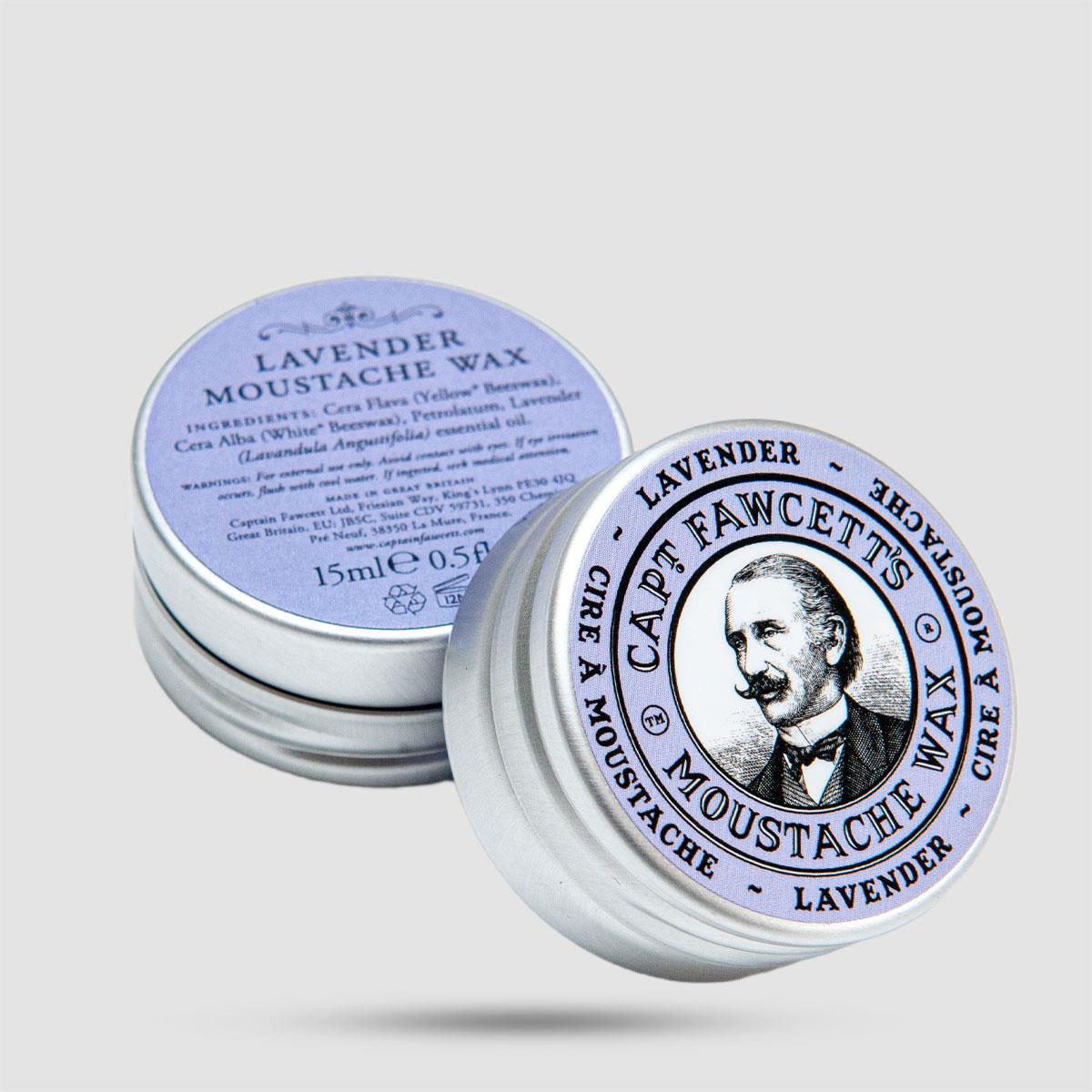 Moustache Wax - Captain Fawcett - Lavender 15ml / 0.5 fl.oz