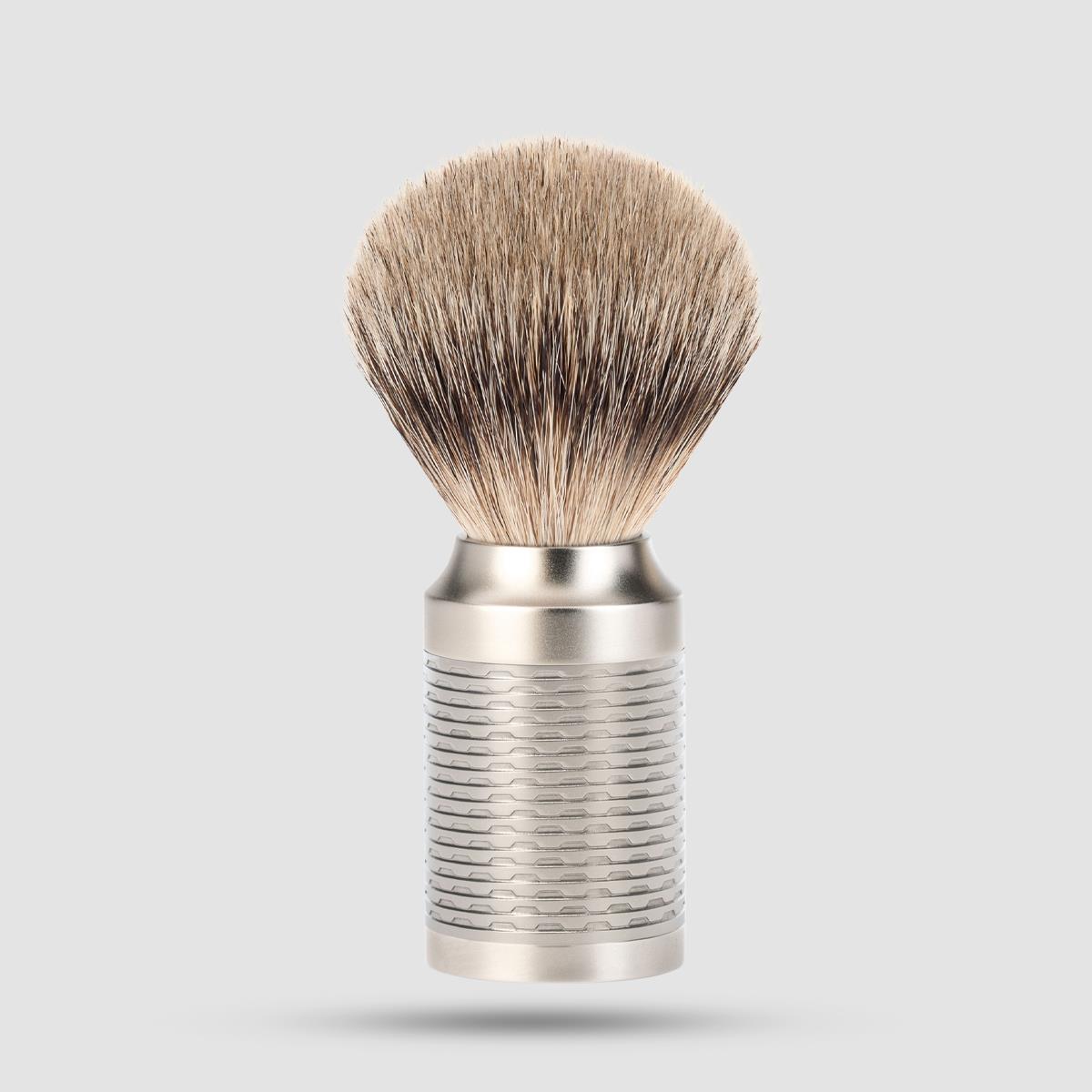 Shaving Brush - Muhle Purist - 091 M 94 , Silvertip Badger