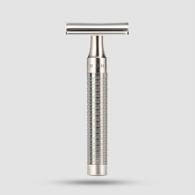 Safety Razor - Muhle - Stainless Steel, Silver Matt ( R 94 )