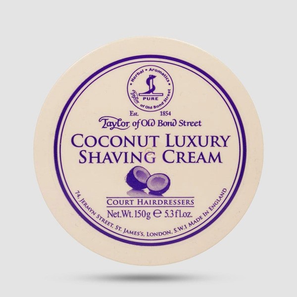 Shaving Cream - Taylor Of Old Bond Street - Coconut 150g