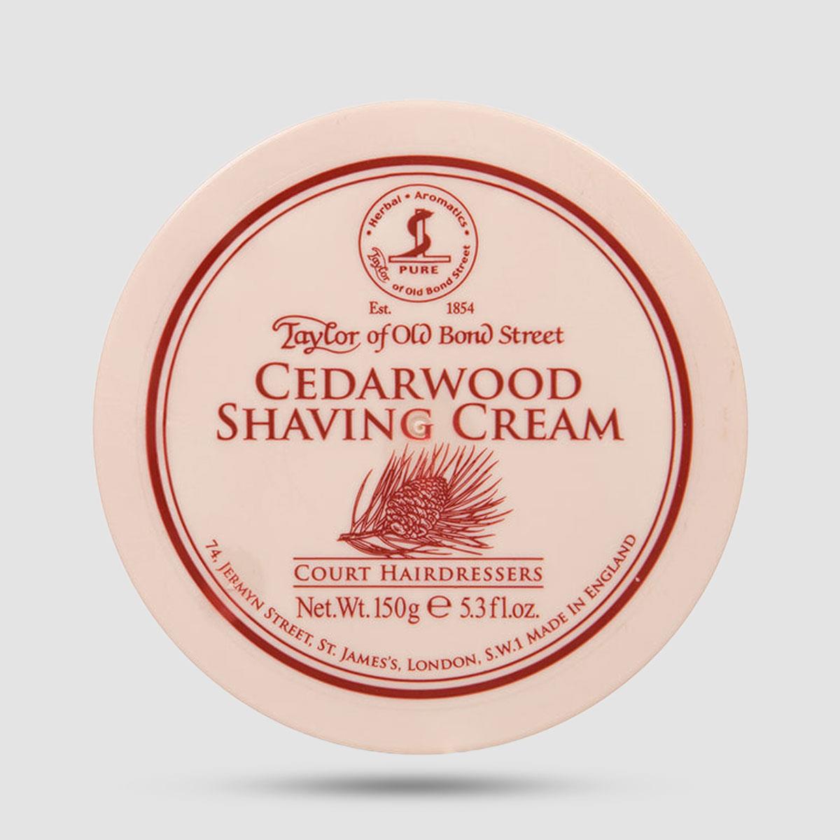 Shaving Cream - Taylor Of Old Bond Street - Cedarwood 150g