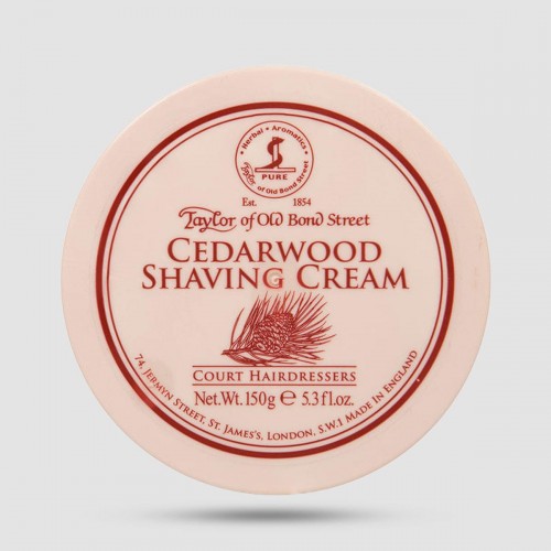 Shaving Cream - Taylor Of Old Bond Street - Cedarwood 150g