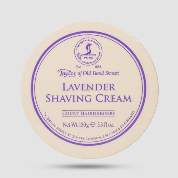 Shaving Cream - Taylor Of Old Bond Street - Lavender 150g