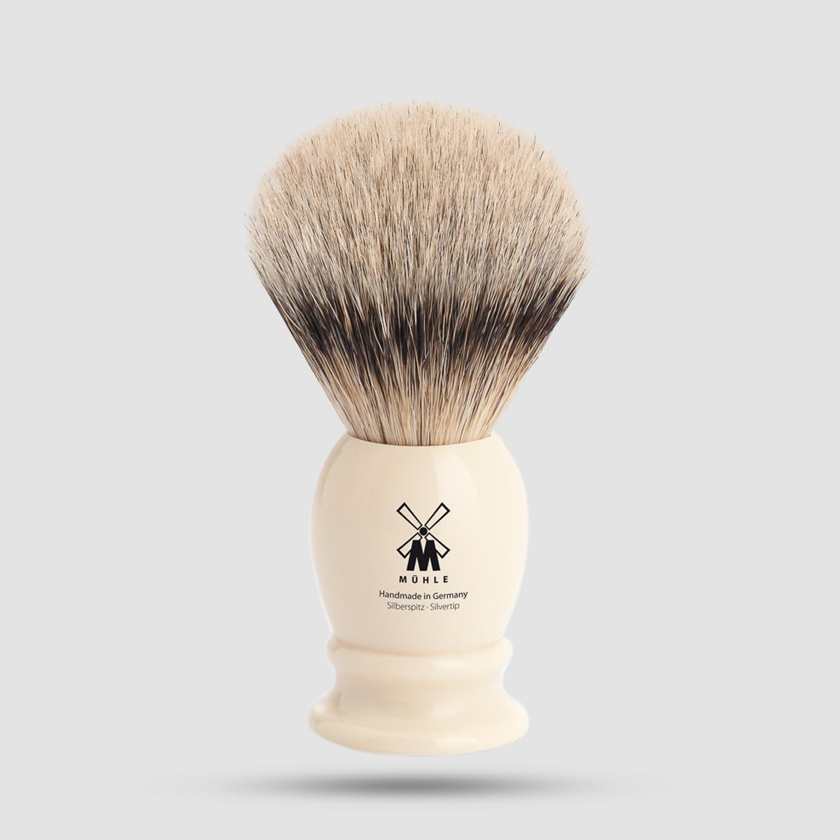 Shaving Brush - Muhle Purist -95 K 257, Silvertip Badger