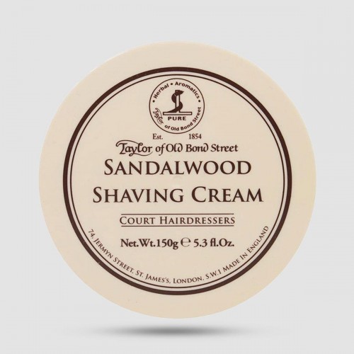 Shaving Cream - Taylor Of Old Bond Street - Sandalwood 150g