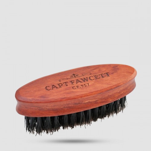 Moustache Brush - Captain Fawcett - Wild Boar Bristle