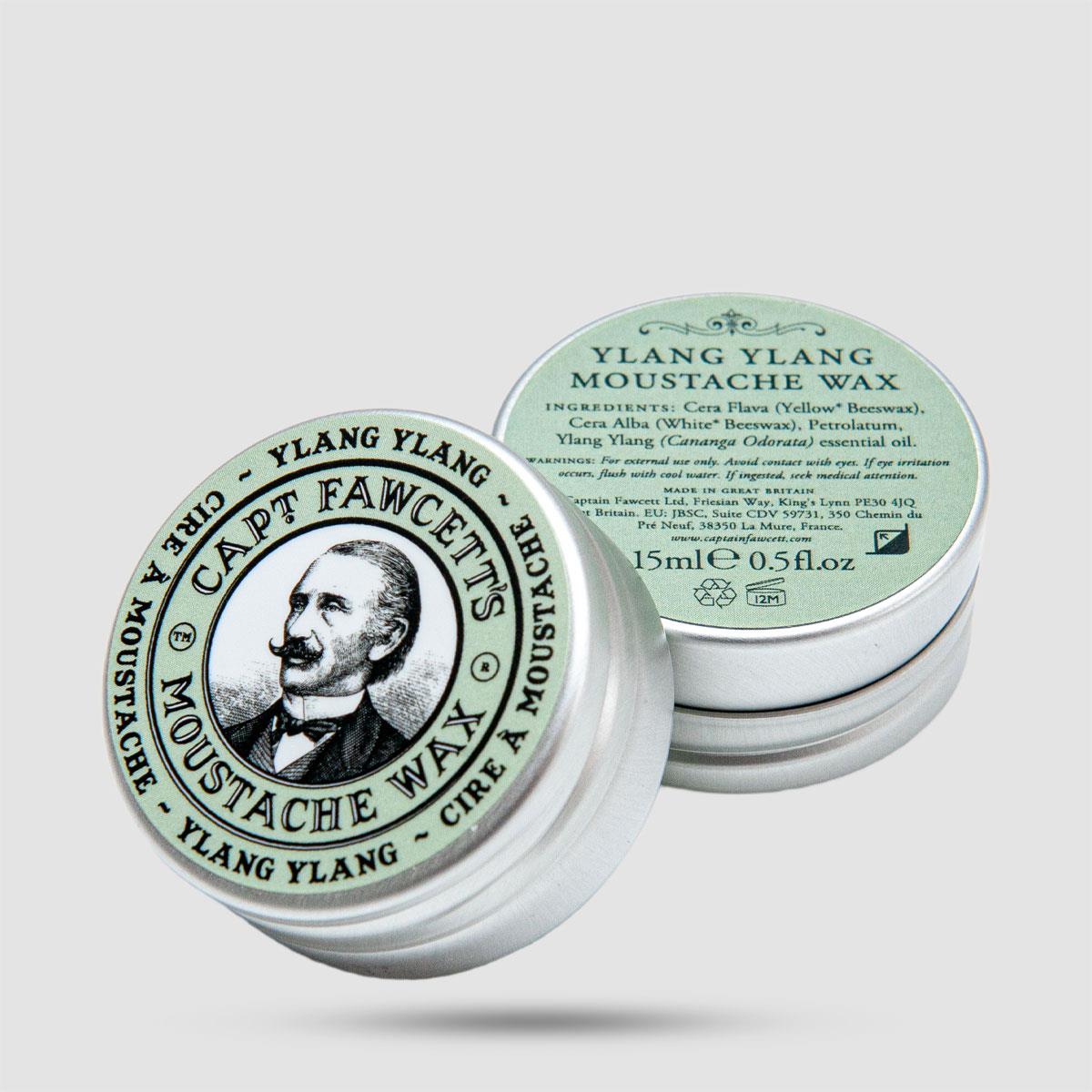 Moustache Wax - Captain Fawcett - Ylang Ylang 15ml / 0.5 fl.oz