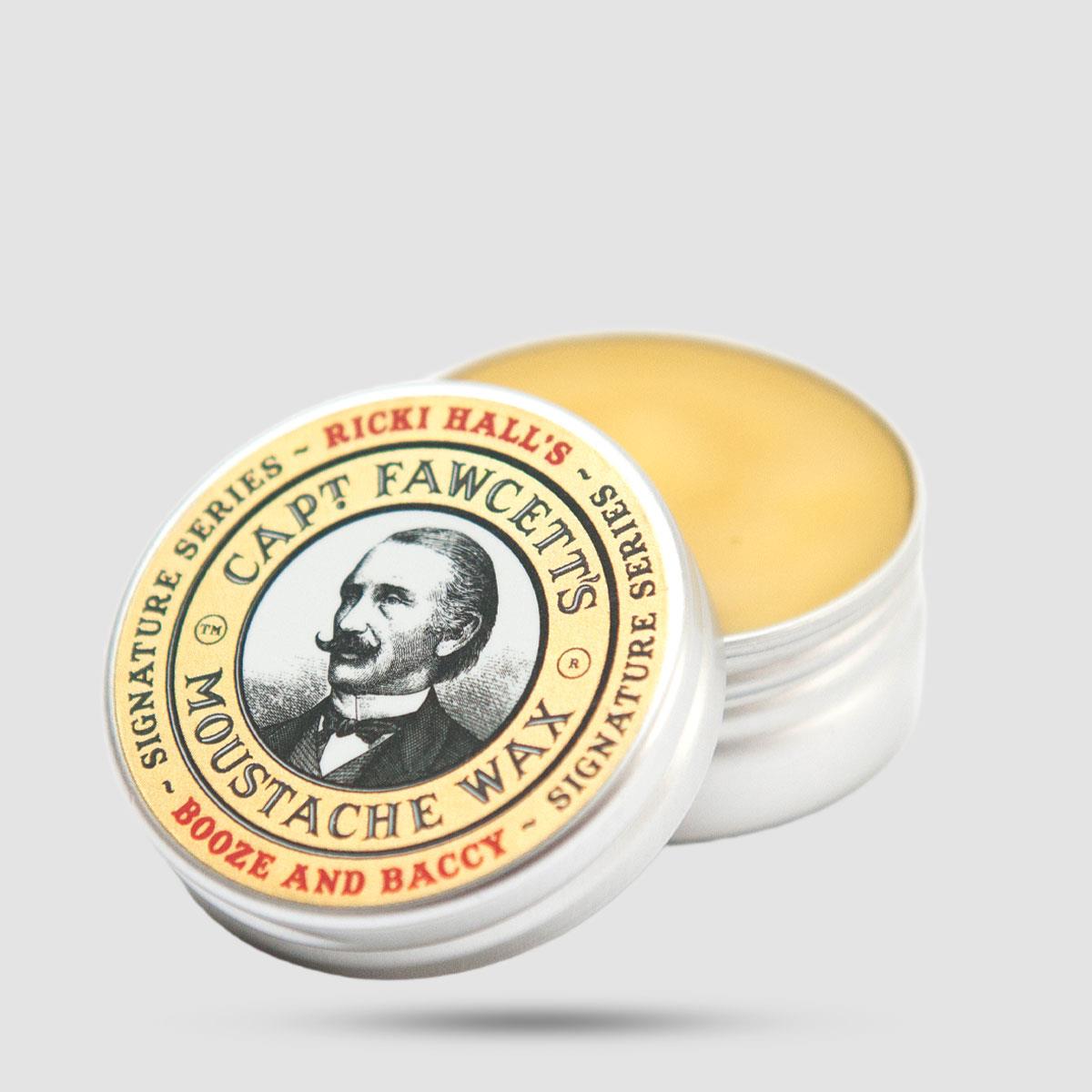 Moustache Wax - Captain Fawcett - Ricki Hall's Booze And Baccy 15ml / 0.5 fl.oz