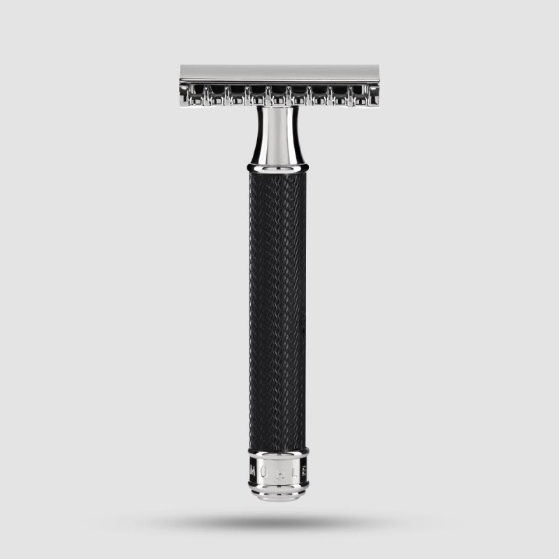 Safety Razor - Muhle Traditional - R 41 Black, Open Comb