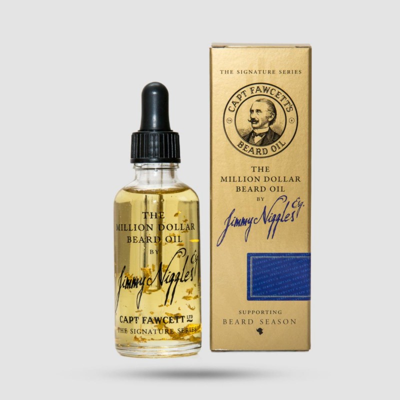 Beard Oil - Captain Fawcett - Jimmy Niggles Esq. The Million Dollar 50ml