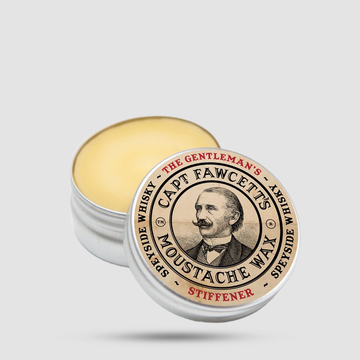 Moustache Wax - Captain Fawcett - Stiffener Malt Whisky 15ml / 0.5 fl.oz