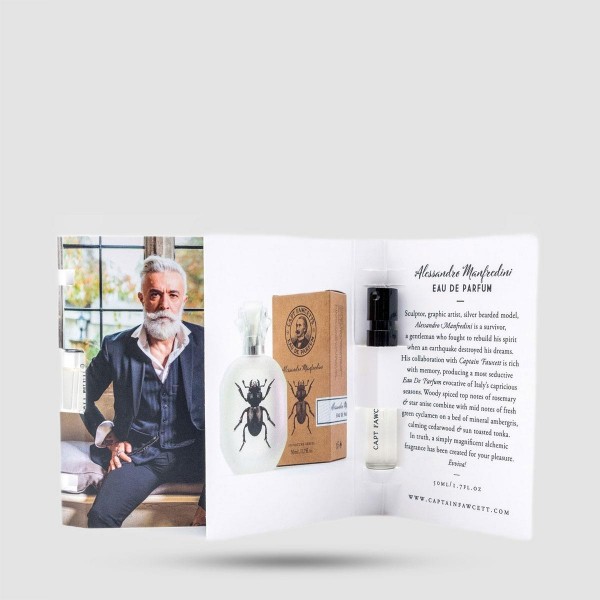 Eau De Parfum - Captain Fawcett - Alessandro Manfredini Sample Spray 2ml