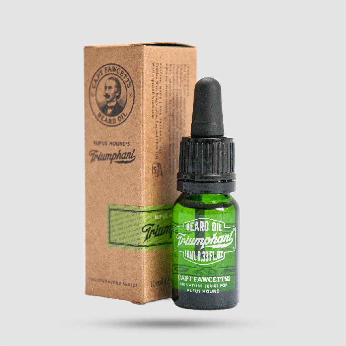 Beard Oil - Captain Fawcett - Rufus Hound's Triumphant 10ml / 0.33 fl.oz