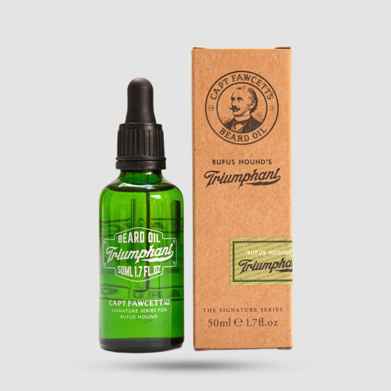 Beard Oil - Captain Fawcett - Rufus Hound's Triumphant 50ml