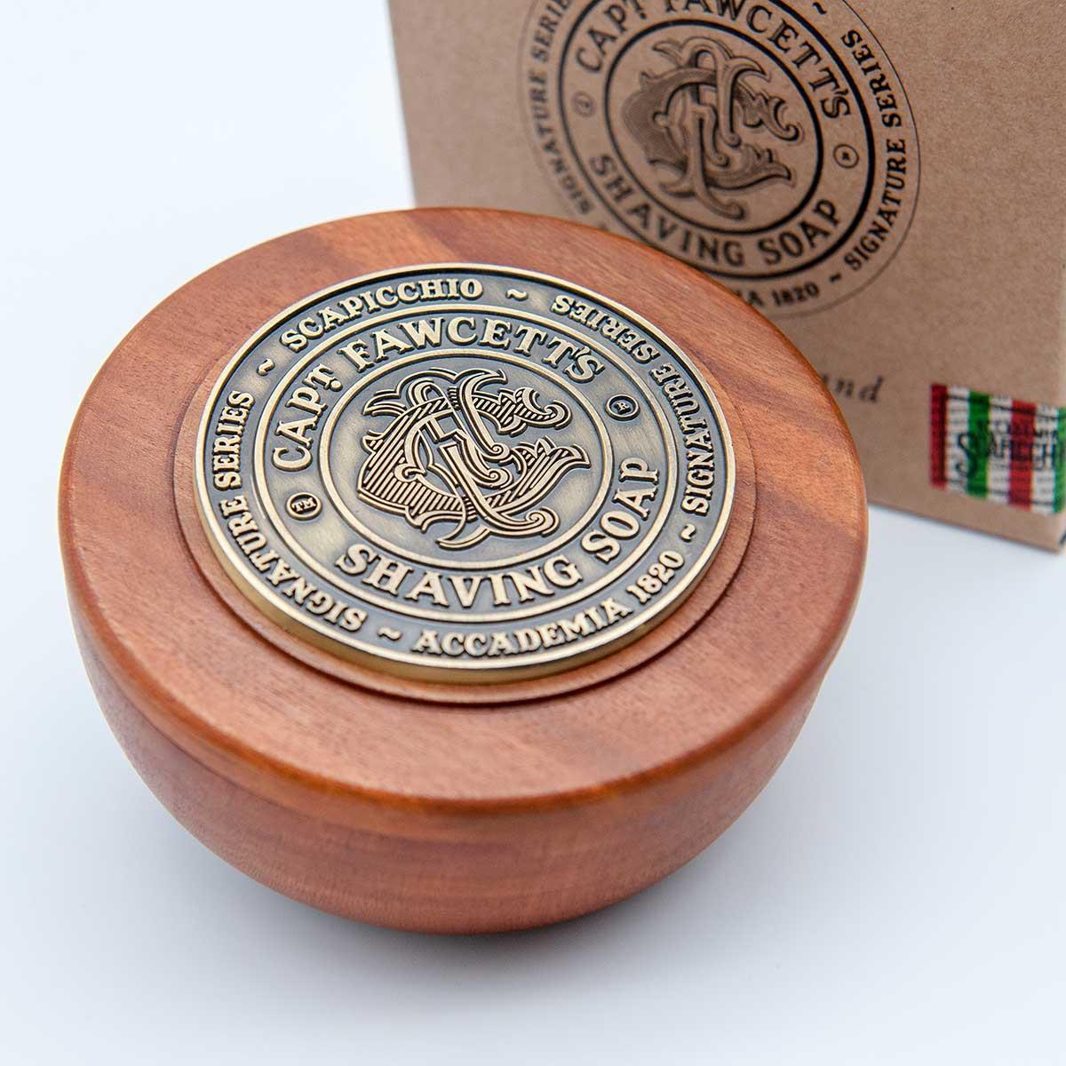 Shaving Soap - Captain Fawcett - Scapicchio's Fig, Olive and Bay Rum 110g