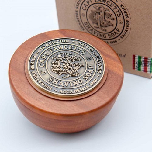 Shaving Soap - Captain Fawcett - Scapicchio's Fig, Olive and Bay Rum 110g