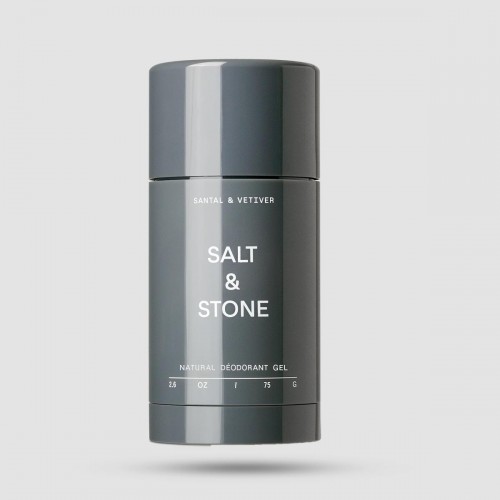 Αποσμητικό Gel - Salt and Stone - Vetiver + Σανδαλόξυλο | Sensitive Skin 75g