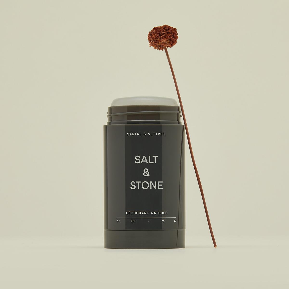 Αποσμητικό Gel - Salt and Stone - Vetiver + Σανδαλόξυλο | Sensitive Skin 75g