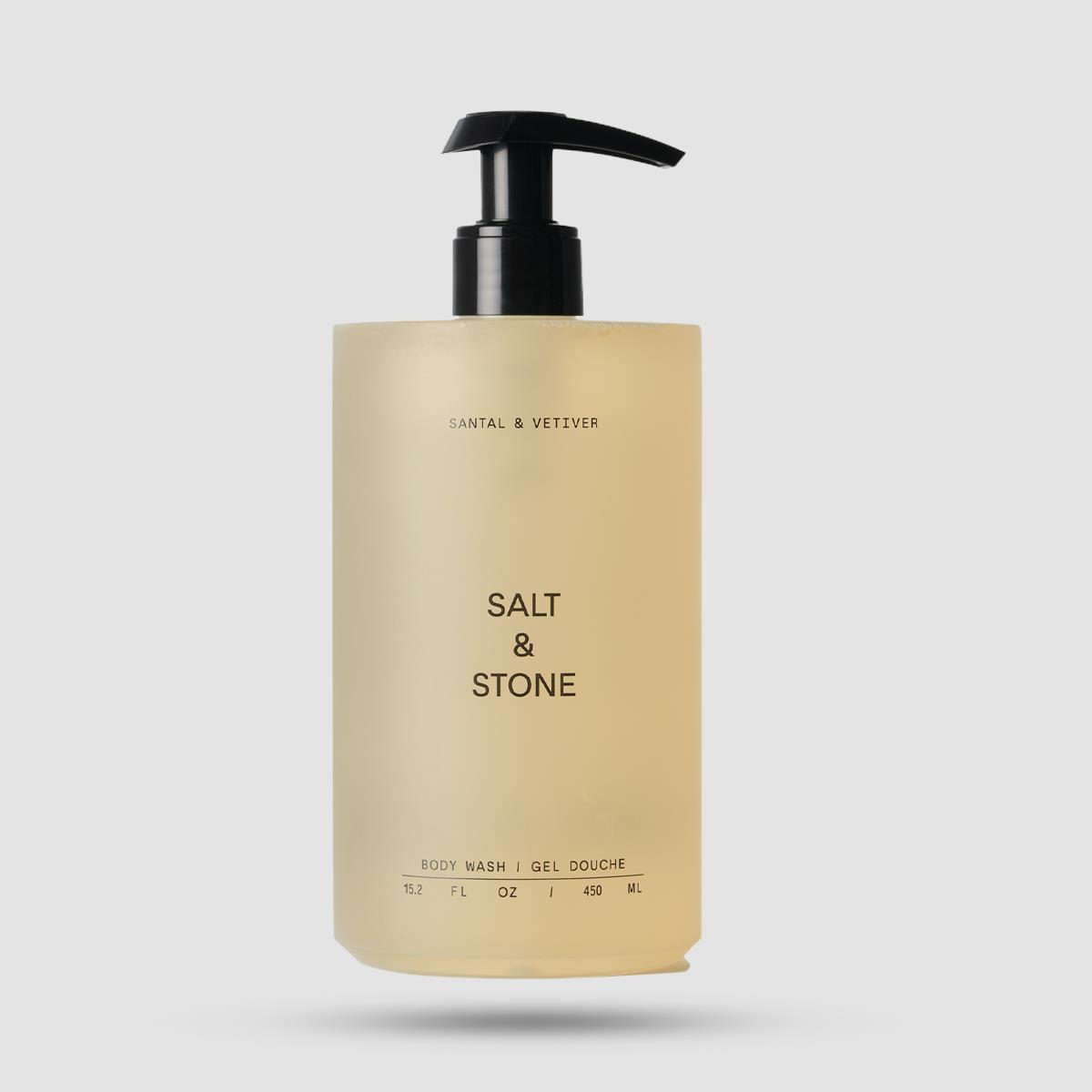 Body Wash - Salt And Stone - Santal | Vetiver 450ml