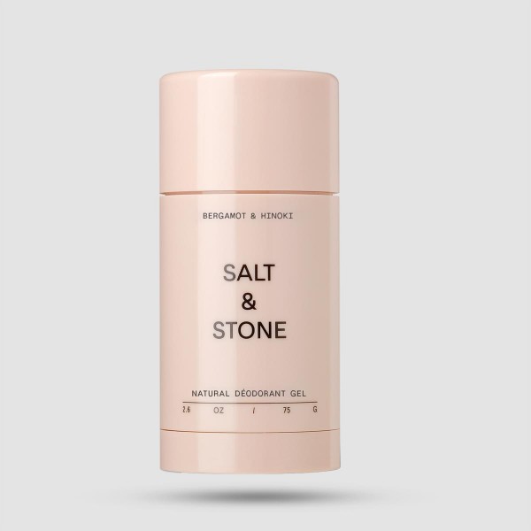 Αποσμητικό Gel - Salt and Stone - Περγαμόντο & Hinoki | Sensitive Skin 75g