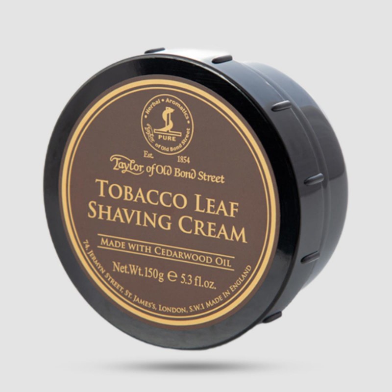 Shaving Cream - Taylor Of Old Bond Street - Tobacco Leaf 150g