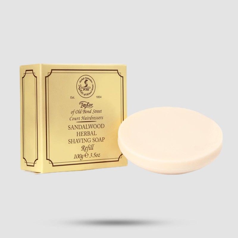 Shaving Soap Refill - Taylor Of Old Bond Street - Sandalwood 100g