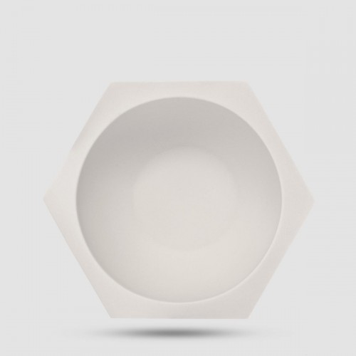 Shaving Mug - Muhle - White Porcelain, Hexagon (Rn Hxg)