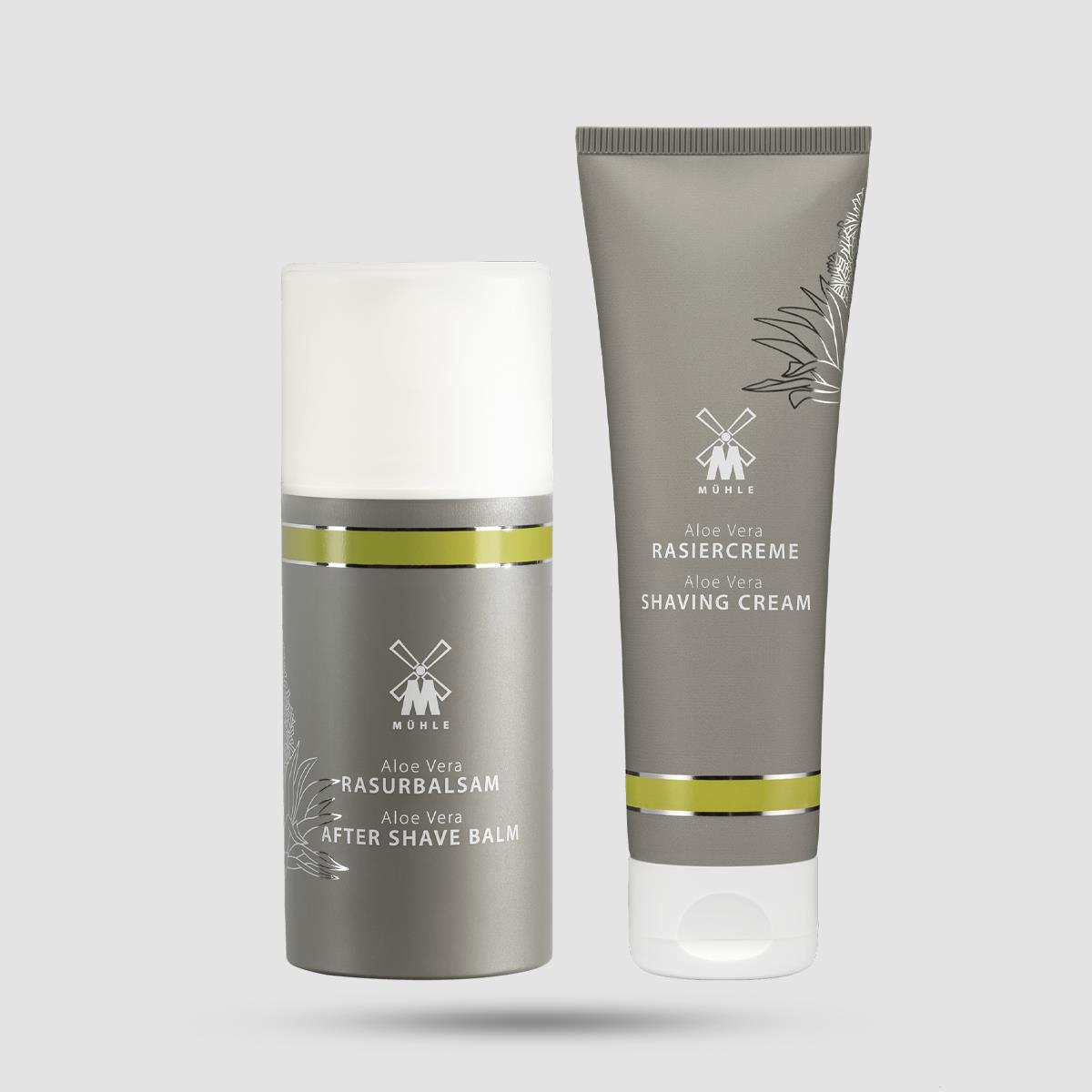 Gift Box - Muhle - With Shaving Cream And After Shave Aloe Vera