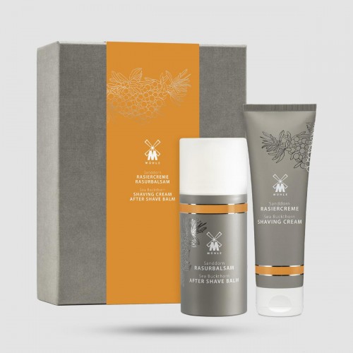 Gift Box - Muhle - With Shaving Cream And After Shave Sea Buckthorn