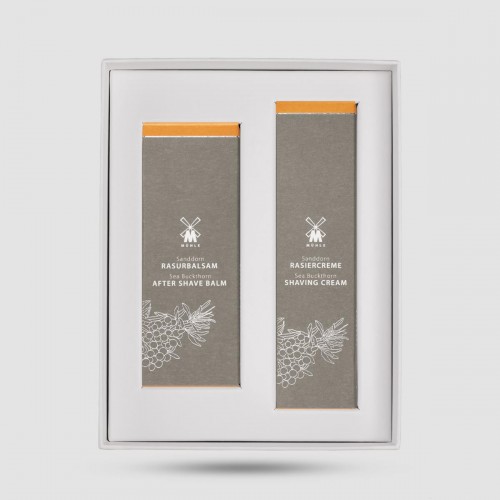 Gift Box - Muhle - With Shaving Cream And After Shave Sea Buckthorn