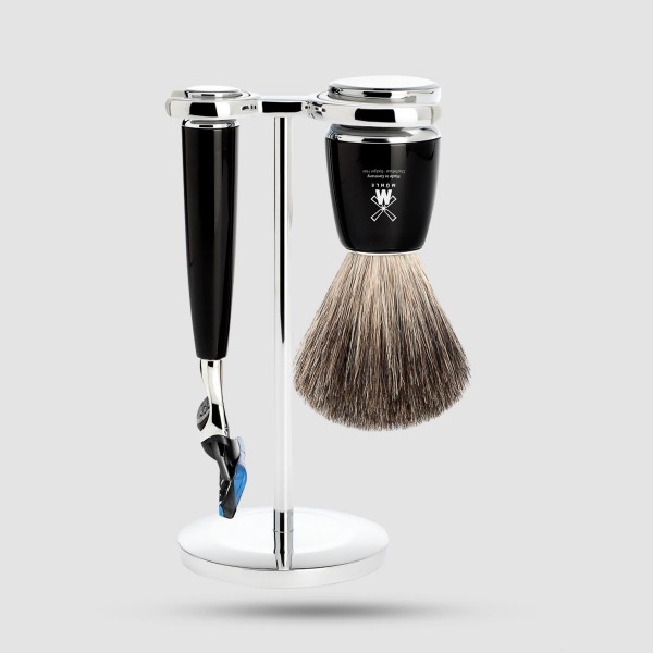 Gift Set - Muhle - RYTMO - Pure badger | Gillette® Fusion S 81 M 226 F