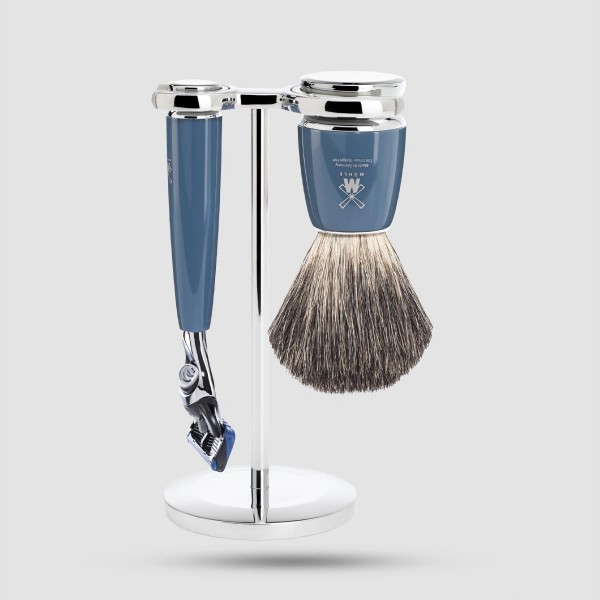 Gift Set - Muhle - RYTMO - Pure badger | Gillette® Fusion S 81 M 228 F