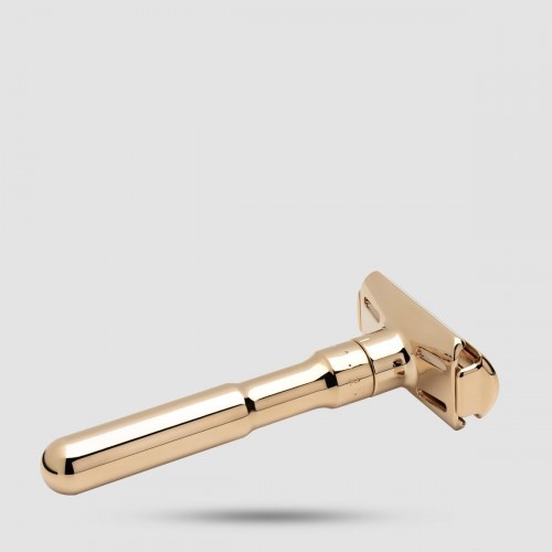 Safety Razor - Merkur Futur - Adjustable, Gold Plated (90 702 003)