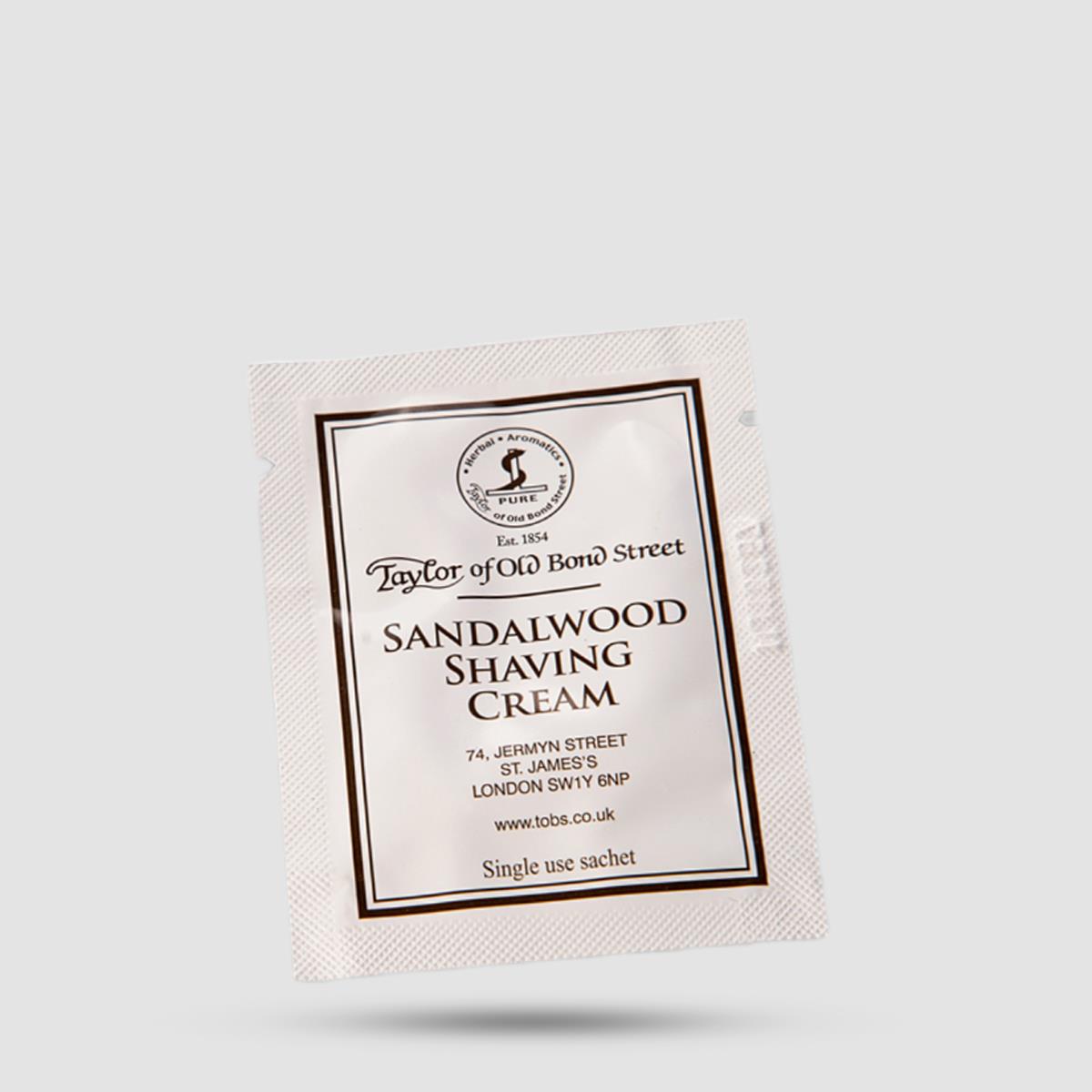 Shaving Cream - Taylor Of Old Bond Street - Sandalwood 5ml