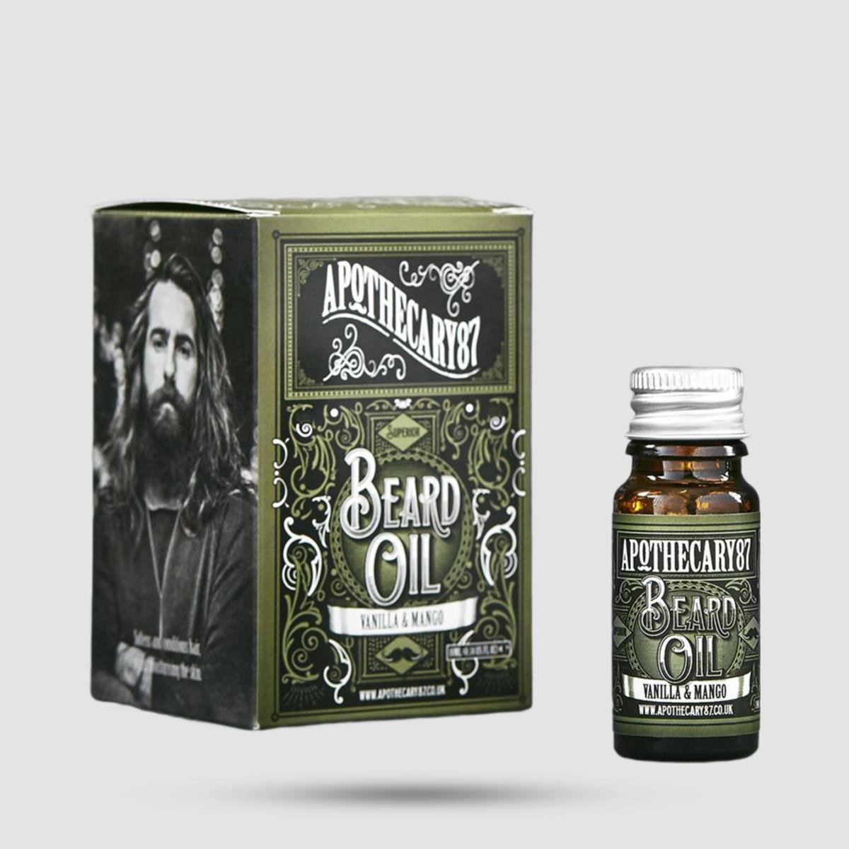 Beard Oil - Apothecary87 - The Original Recipe 10ml / 0.33 fl.oz