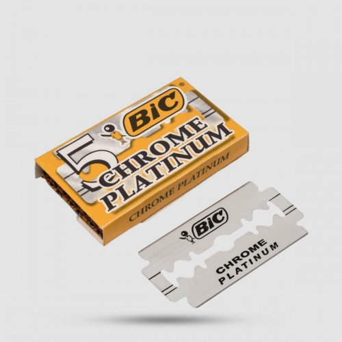 Ανταλλακτικές Λεπίδες Ξυρίσματος - Bic - Chrome Platinum 1 X 5