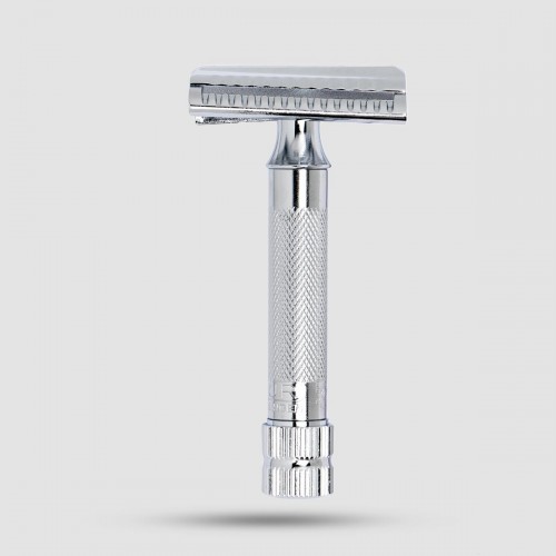 Safety Razor - Merkur Slant - 37c, Heavy Duty (37 001)