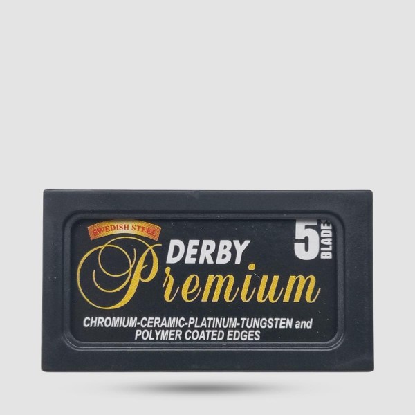 Ανταλλακτικές Λεπίδες Ξυρίσματος - Derby - Black Premium 1 X 5