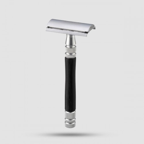 Feather Wood Handle Stainless Double Edge Razor (WS-D2S)