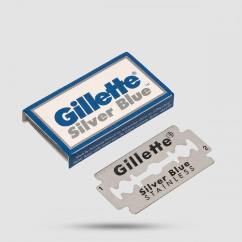 Razor Blades - Gillette - Silver Blue 1 X 5