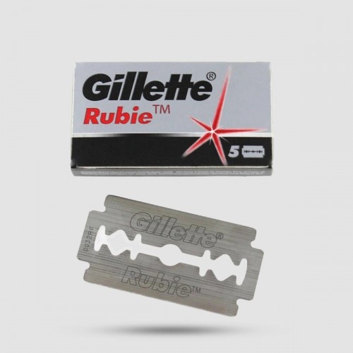 Ανταλλακτικές Λεπίδες Ξυρίσματος - Gillette - Rubie 1 X 5