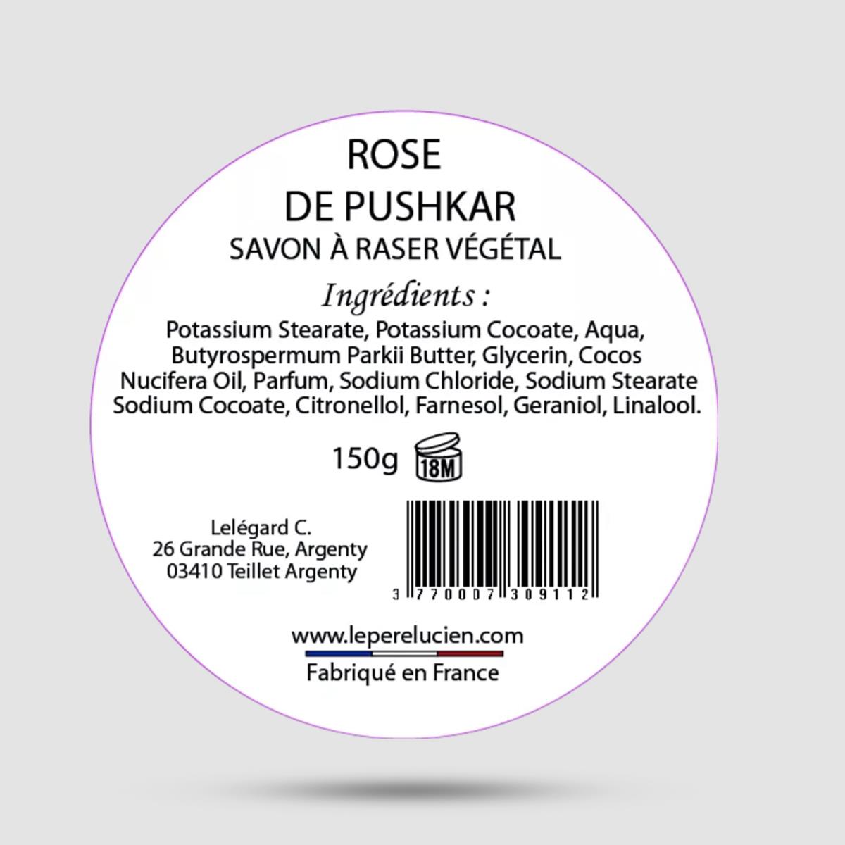 Shaving Soap - Le Pere Lucien - Rose De Pushkar 150g