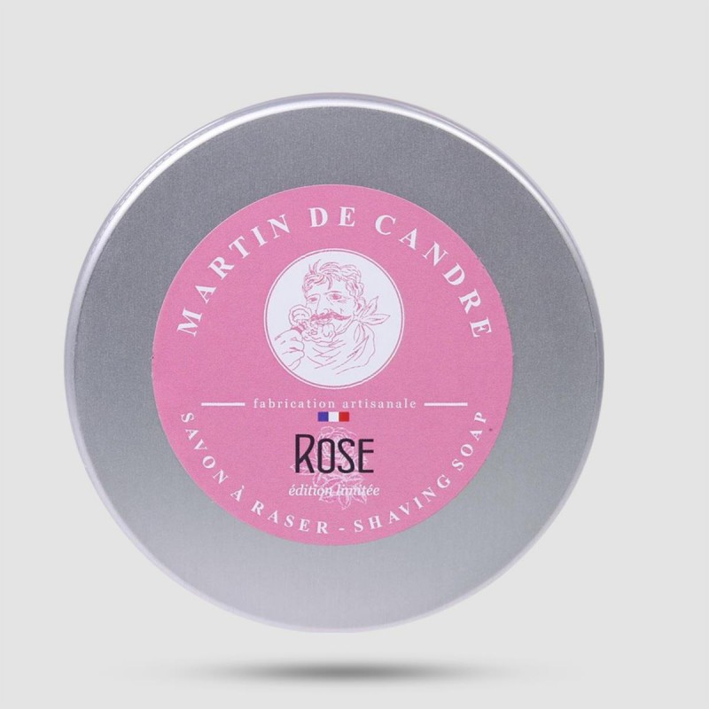 Shaving Soap - Martin de Candre - Rose 200g