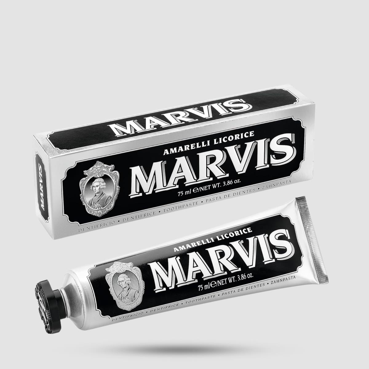 Οδοντόκρεμα - Marvis -  Γλυκόριζα Και Μέντα + Xylitol 85ml