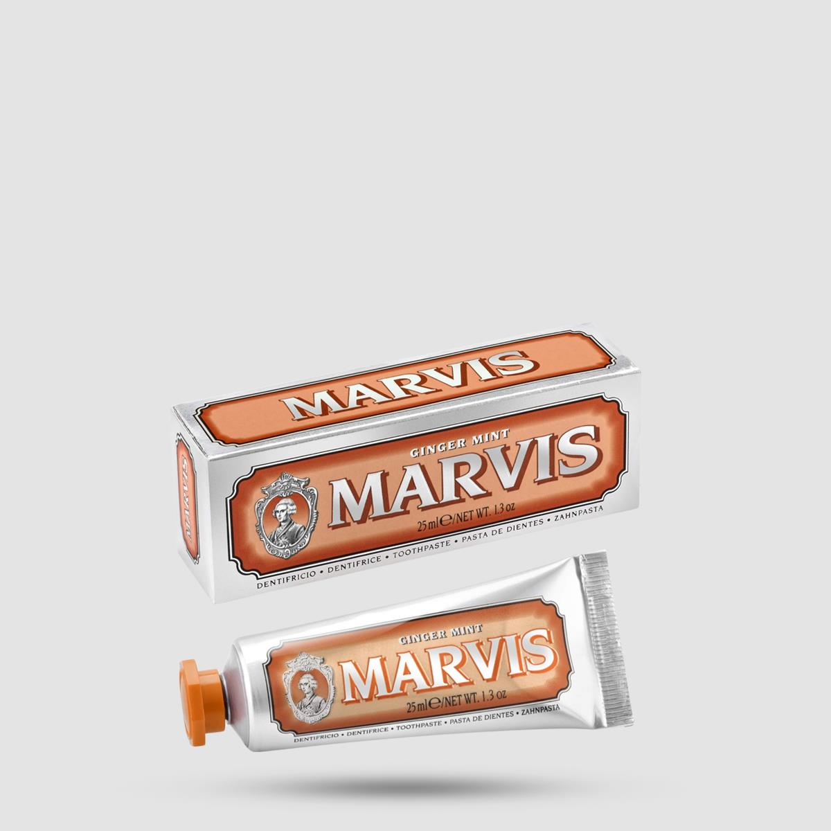 Toothpaste - Marvis - Ginger & Mint + Xylitol 25ml