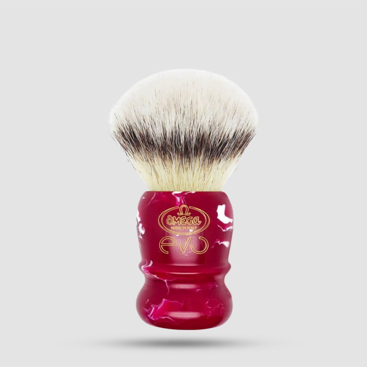 Synthetic Shaving Brush - Omega - Evo Special Cardinal - E1889