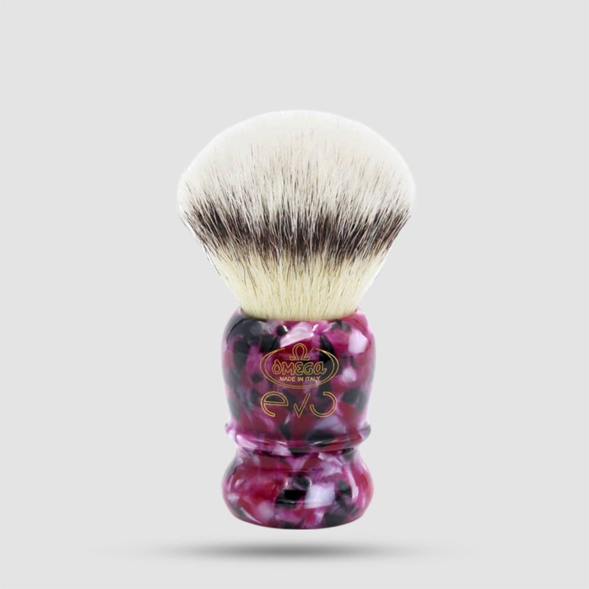 Synthetic Shaving Brush - Omega - Veteran Purple - E1891