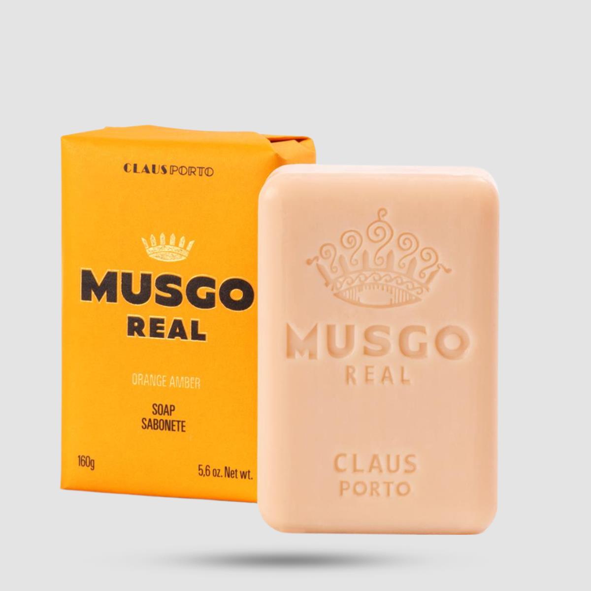 Men's Body Soap - Musgo Real - Orange Amber 160g / 5,6 oz.