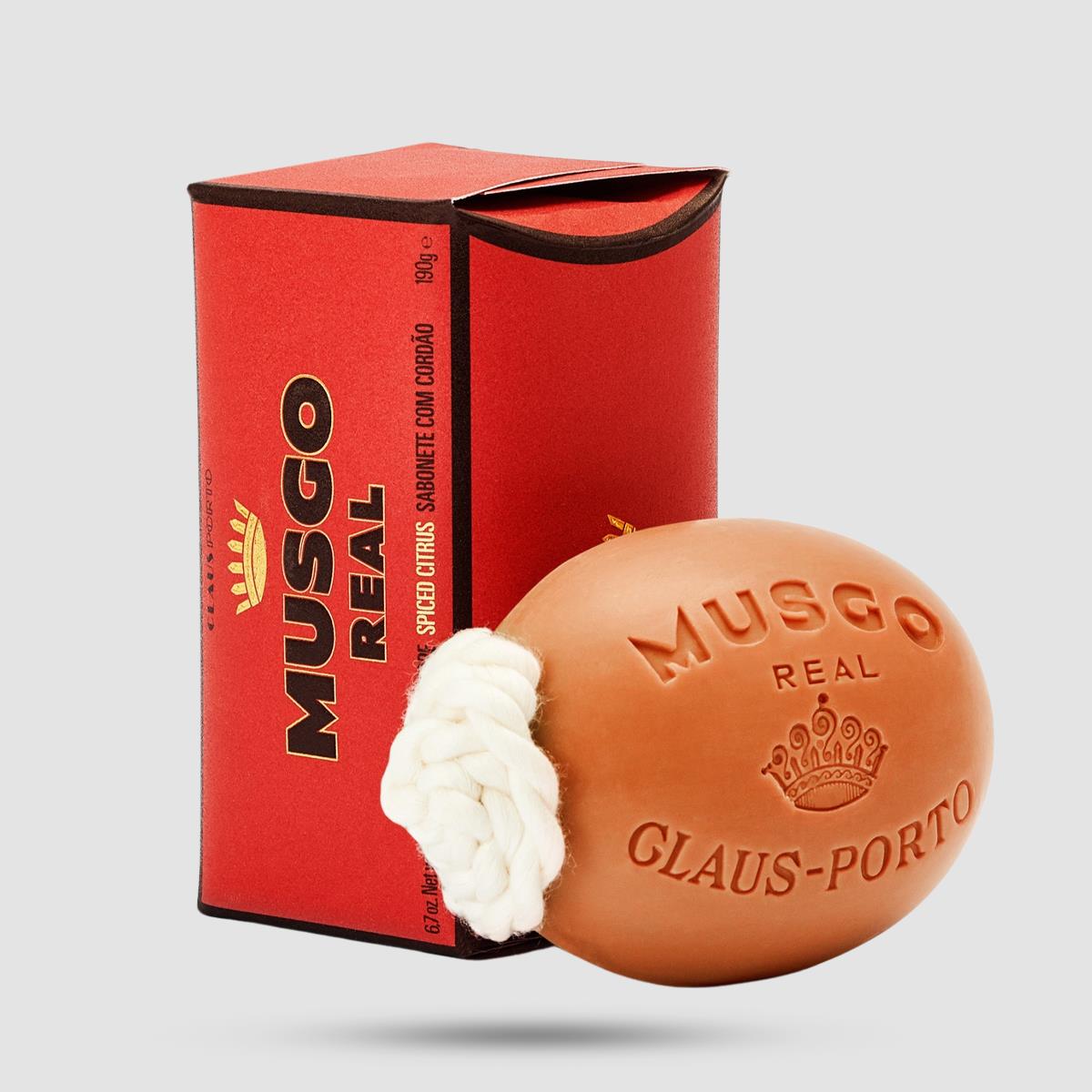 Soap On A Rope - Musgo Real - Spiced Citrus 190g / 6,7 oz.