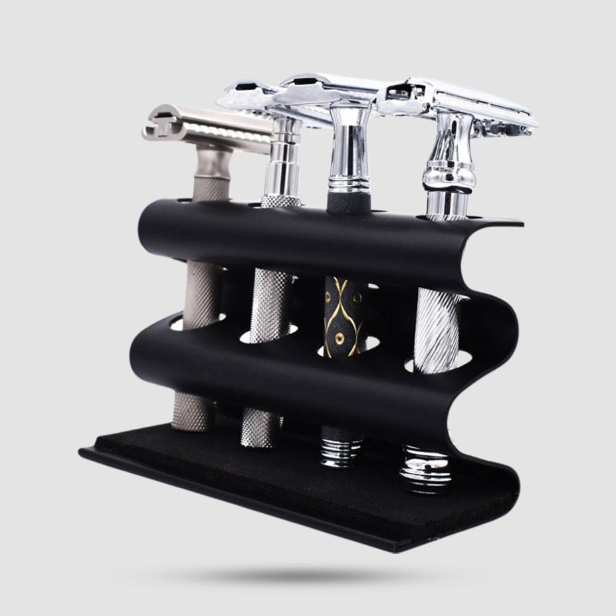 Safety Razor Caddy - Parker - Deluxe Black